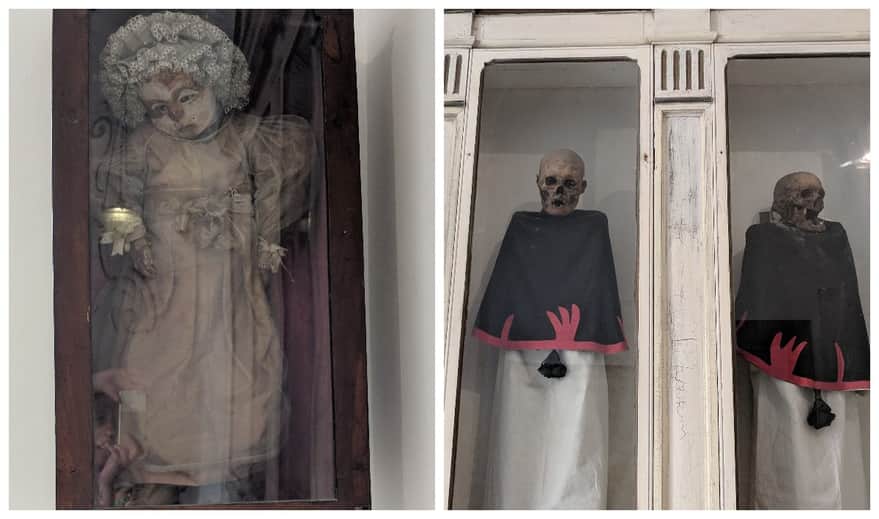 Mumie w kościele La Chiesa del Purgatorio (Kościół Najświętszej Marii Panny) w Monopoli