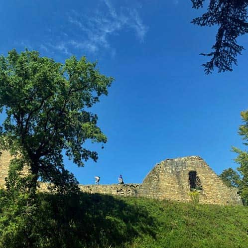Lanckorona. Castle ruins 