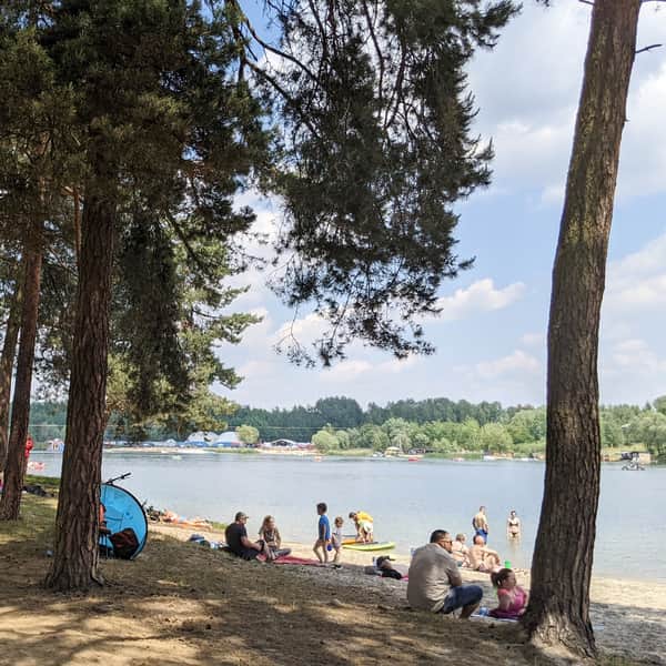 Kryspinów Reservoir - bathing area, beach, attractions