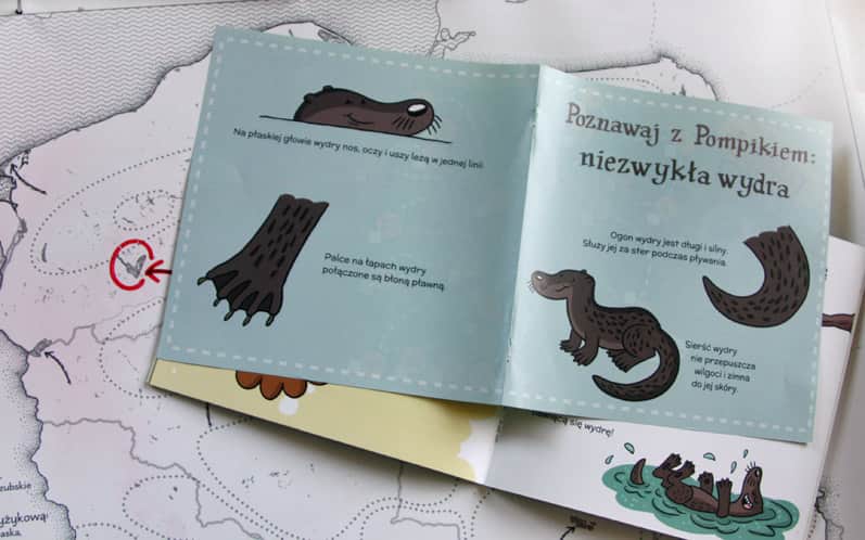 Wkładka z podstawowymi informacjami nt. wydry