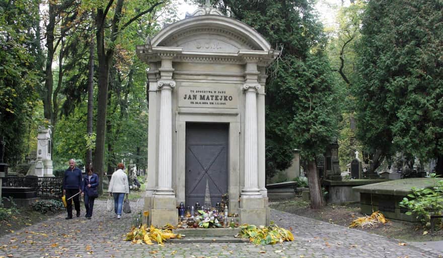 Cmentarz Rakowice - nagrobek Jana Matejki
