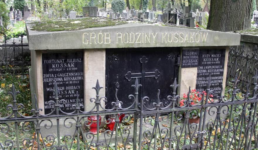 Cmentarz Rakowice - nagrobek rodziny Kossaków