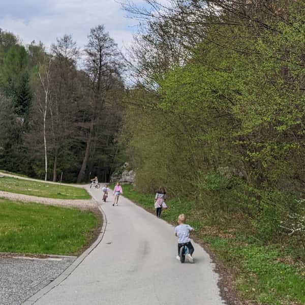 Zimny Dół Reserve - red trail for strollers and bicycles