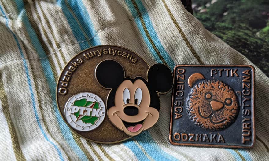Odznaka Turystyczna Disney PTTK i Dziecięca Odznaka Turystyczna PTTK