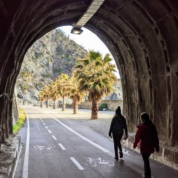 A 6-Kilometer Route through Former Railway Tunnels along the Ligurian Coast. An Easy Route for Everyone!
