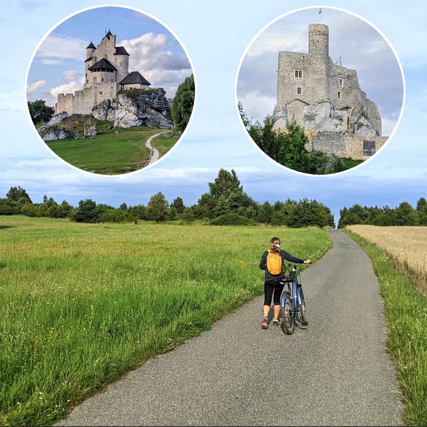 From Żarki to the castles of Mirów and Bobolice - a beautiful section of the 'Eagles' Nests' bike trail