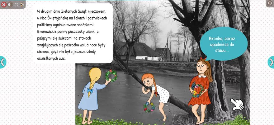 Bronowice - odkryj je na nowo! - interaktywna aplikacja dla dzieci o dawnej wsi Bronowice Małe
