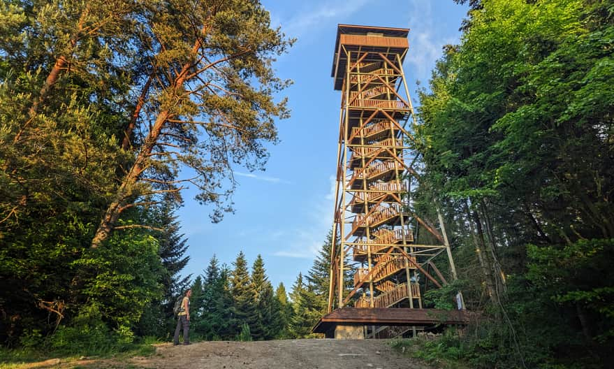 New tower on Malnik in Muszyna