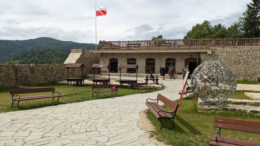 Castle Courtyard in Muszyna