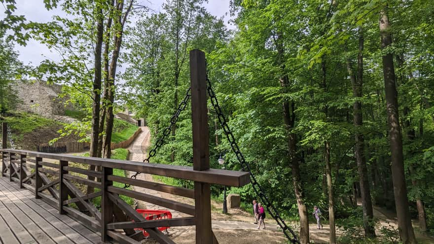 Path to Muszyna Castle from Zazamcze Street