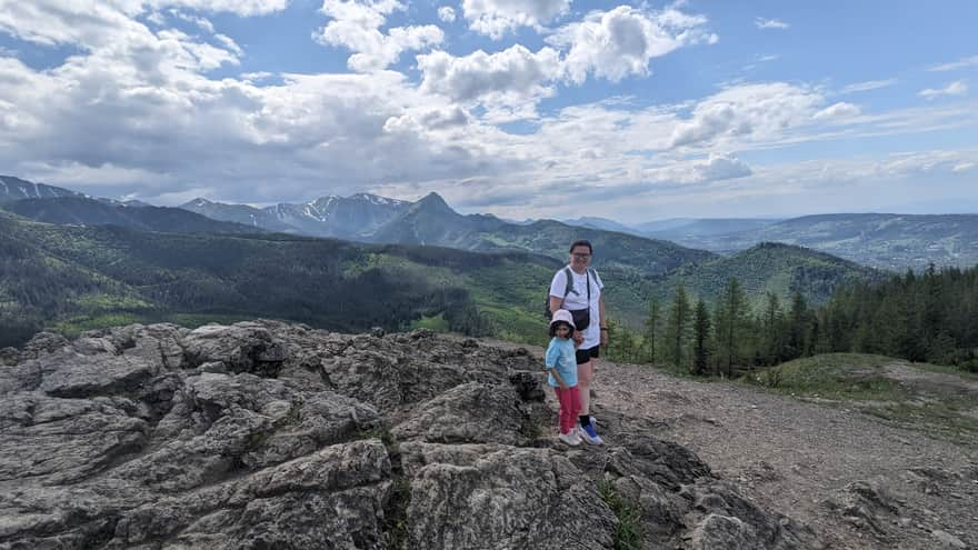 Wielki Kopieniec - at the summit