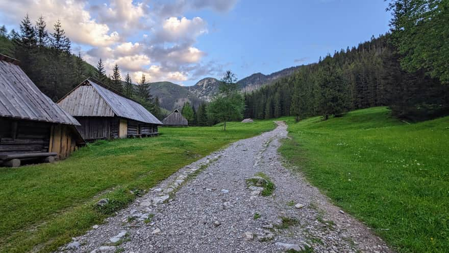 Old shepherd huts in Jaworzynka Valley