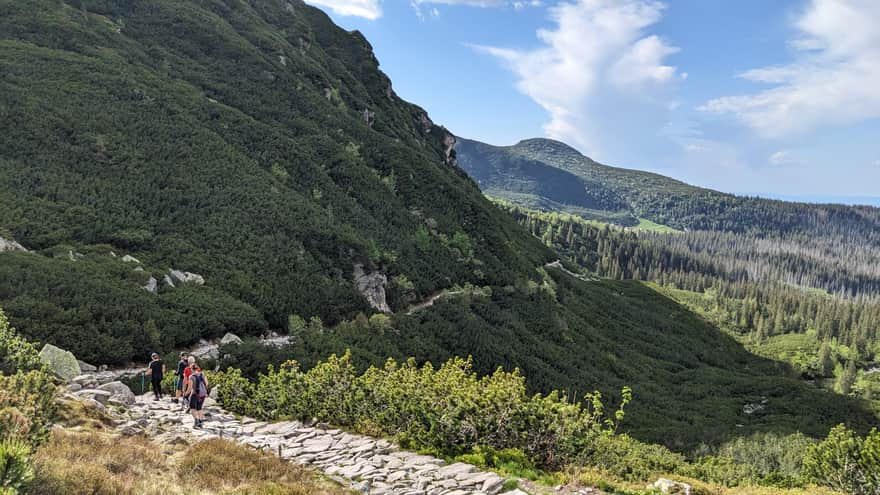 Szlak ze schroniska Murowaniec nad Czarny Staw Gąsienicowy