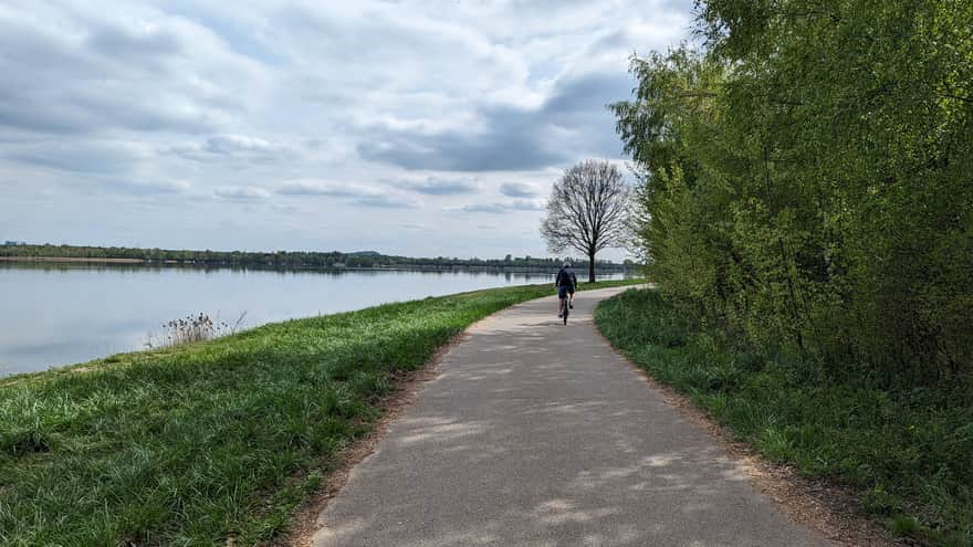 Trasa wzdłuż zbiornika Pogoria IV