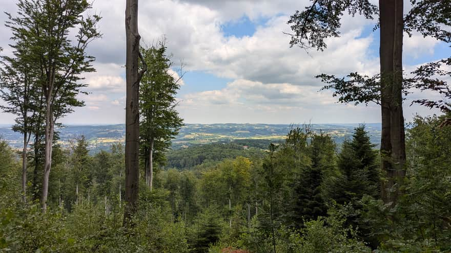 View from Ostry Kamień