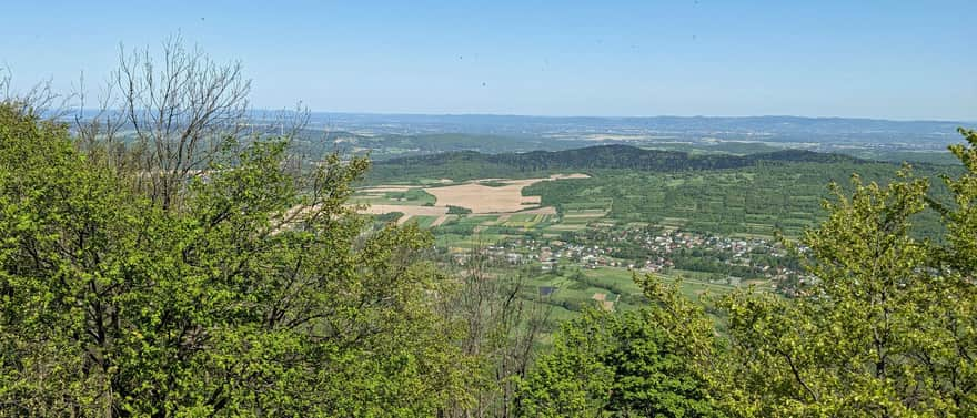 View from the tower on Cergowa to the north