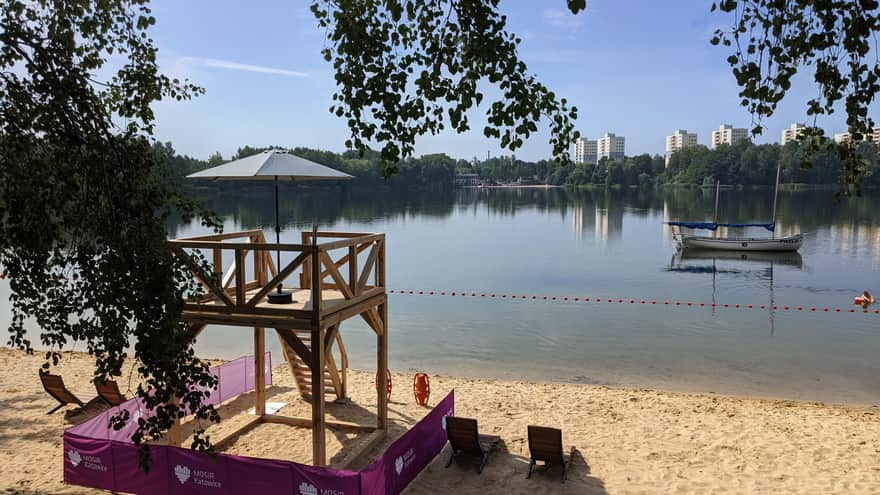 Swimming Area and Lifeguard Tower, Katowice-Szopienice