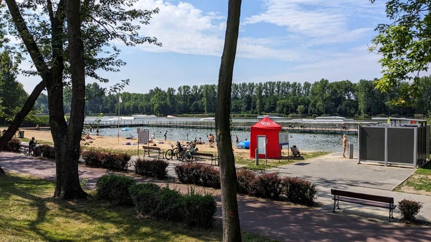 Beach and swimming area "Stawiki" in Sosnowiec