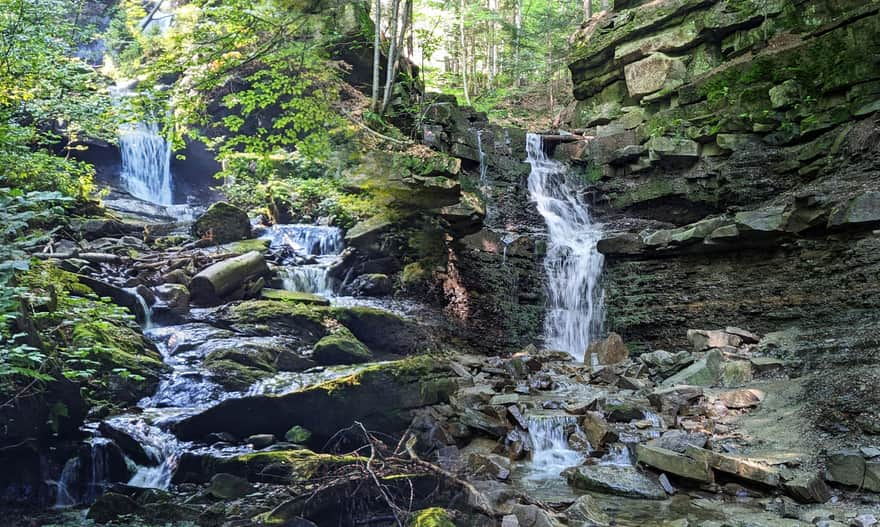 Najpiękniejsze wodospady w Beskidach - od Beskidu Śląskiego po Beskid Niski