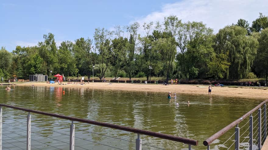 Beach and swimming area "Stawiki" in Sosnowiec