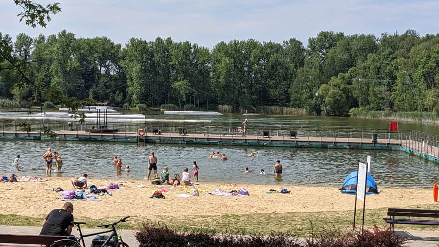 Beach and swimming area "Stawiki" in Sosnowiec